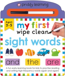 My First Wipe Clean  My First Wipe Clean Sight Words - Roger Priddy (Board book) 09-05-2024 