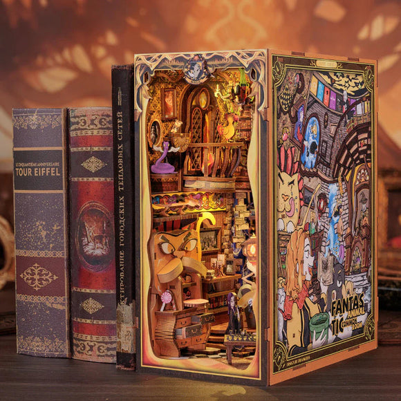 Animal Common Room Book Nook - Official Book Nook (Kit) 06-03-2025 