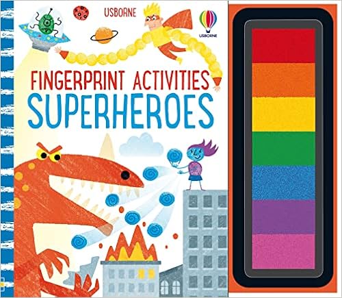 Fingerprint Activities  Fingerprint Activities Superheroes - Fiona Watt; Candice Whatmore (Spiral bound) 27-04-2023 