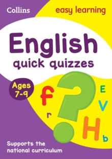 Collins Easy Learning KS2  English Quick Quizzes Ages 7-9: Ideal for home learning (Collins Easy Learning KS2) - Collins Easy Learning (Paperback) 19-01-2017 
