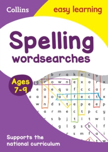 Collins Easy Learning KS2  Spelling Word Searches Ages 7-9: Ideal for home learning (Collins Easy Learning KS2) - Collins Easy Learning (Paperback) 03-03-2017 