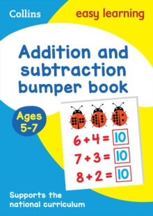 Collins Easy Learning KS1  Addition and Subtraction Bumper Book Ages 5-7: Ideal for home learning (Collins Easy Learning KS1) - Collins Easy Learning (Paperback) 22-03-2018 