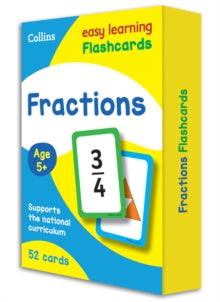 Collins Easy Learning KS1  Fractions Flashcards: Ideal for home learning (Collins Easy Learning KS1) - Collins Easy Learning (Cards) 06-06-2019 