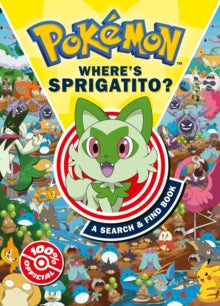 Pokemon Where's Sprigatito: A Search & Find Book - Pokemon (Paperback) 11-09-2025 