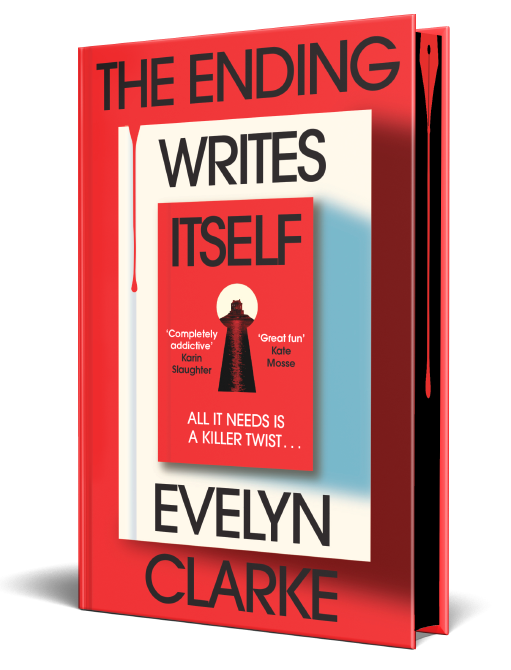 The Ending Writes Itself - (Pre Order) Signed Independent Edition with sprayed edge - Evelyn Clarke (Hardback) 07-04-2026