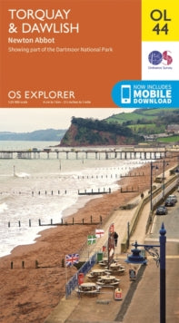OS Explorer Map OL 44 Torquay & Dawlish, Newton Abbot - Ordnance Survey (Sheet map, folded) 10-06-2015 