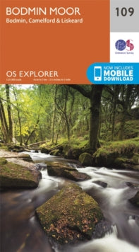 OS Explorer Map 109 Bodmin Moor - Ordnance Survey (Sheet map, folded) 16-09-2015 