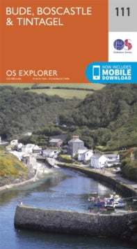 OS Explorer Map 111 Bude, Boscastle and Tintagel - Ordnance Survey (Sheet map, folded) 16-09-2015 