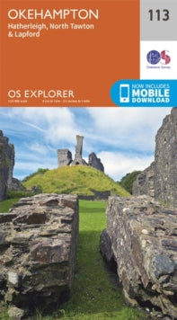 OS Explorer Map 113 Okehampton - Ordnance Survey (Sheet map, folded) 16-09-2015 