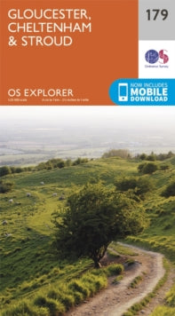 OS Explorer Map 179 Gloucester, Cheltenham and Stroud - Ordnance Survey (Sheet map, folded) 16-09-2015 