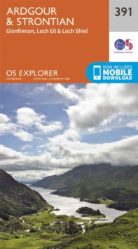 OS Explorer Map 391 Ardgour and Strontian - Ordnance Survey (Sheet map, folded) 16-09-2015 