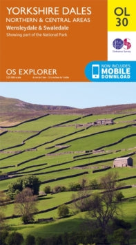 OS Explorer Map OL30 Yorkshire Dales Northern & Central - Ordnance Survey (Sheet map, folded) 19-09-2016 