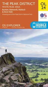 OS Explorer Map OL 24 The Peak District: White Peak Area -  (Sheet map, folded) 24-02-2020 