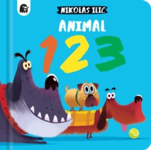 Nikolas Ilic's First Concepts  Animal 123 - Nikolas Ilic; Nikolas Ilic (Board book) 20-07-2021 