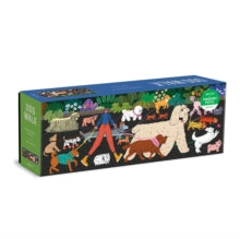 Dog Walk 1000 Piece Panoramic Puzzle - Galison; Hye Jin Chung (Jigsaw) 16-09-2021 
