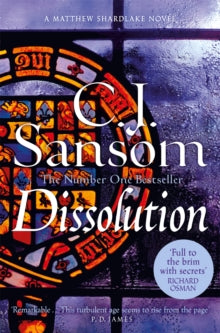 The Shardlake series  Dissolution - C. J. Sansom (Paperback) 09-05-2024 Short-listed for CWA New Blood Dagger 2003 (UK) and CWA Historical Dagger 2003 (UK) and Waverton Good Read Award 2003 (UK).