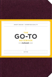 Go-To Notebook with Mohawk Paper, Mulberry Wine Dotted - Chronicle Books (Notebook / blank book) 07-01-2020 