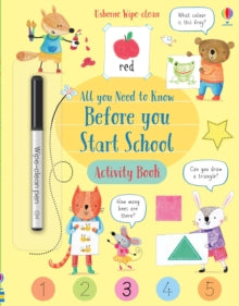 Wipe-Clean  Wipe-Clean All You Need to Know Before You Start School Activity Book - Holly Bathie; Marina Aizen (Paperback) 28-05-2020 