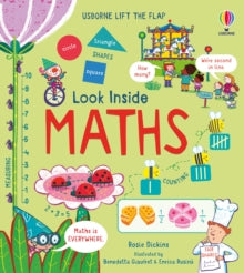 Look Inside  Look Inside Maths - Rosie Dickins; Rosie Dickins; Benedetta Giaufret; Enrica Rusina (Board book) 27-05-2021 