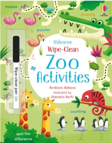 Wipe-clean Activities  Wipe-Clean Zoo Activities - Kirsteen Robson; Kirsteen Robson; Manuela Berti (Paperback) 29-04-2021 