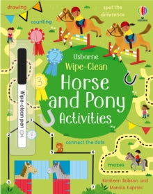 Wipe-clean Activities  Wipe-Clean Horse and Pony Activities - Kirsteen Robson; Kirsteen Robson; Manola Caprini (Paperback) 27-05-2021 