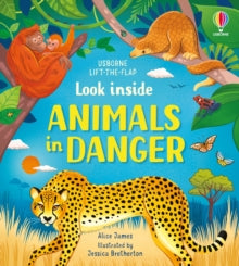 Look Inside  Look inside Animals in Danger - Alice James; Jessica Bretherton (Board book) 28-04-2022 