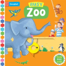 Campbell Busy Books  Busy Zoo - Rebecca Finn; Ruth Redford (Board book) 14-04-2022 