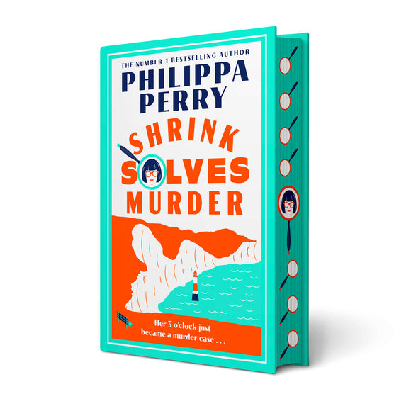 Shrink Solves Murder - (Pre Order) Signed Independent Edition with sprayed edge - Philippa Perry (Hardback) 07-05-2026