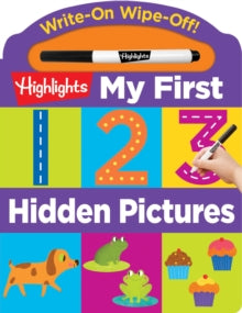 Write-On Wipe-Off Board Books  Write-On Wipe-Off: My First 123 Hidden Pictures - Highlights (Board book) 04-08-2020 