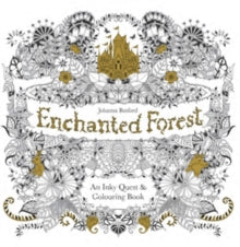 Enchanted Forest: An Inky Quest & Colouring Book - Johanna Basford (Paperback) 01-03-2015 