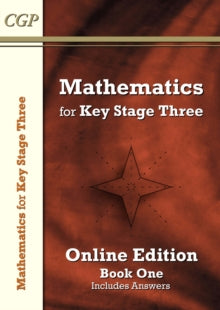 CGP KS3 Textbooks  KS3 Maths Textbook 1: Student Online Edition (with answers) - CGP Books; CGP Books (Mixed media product) 11-06-2014 