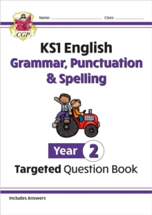 KS1 English Targeted Question Book: Grammar, Punctuation & Spelling - Year 2 - CGP Books; CGP Books (Paperback) 11-07-2014 