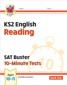New KS2 English SAT Buster 10-Minute Tests: Reading - Book 1 (for the 2022 tests) - CGP Books; CGP Books (Paperback) 05-12-2014 