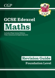 New GCSE Maths Edexcel Revision Guide: Foundation inc Online Edition, Videos & Quizzes - Parsons, Richard; CGP Books (Paperback) 01-04-2015 