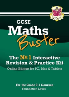 CGP GCSE Maths  MathsBuster: GCSE Maths Online Interactive Revision - Foundation (Gift Card) - CGP Books; CGP Books (Mixed media product) 08-06-2015 