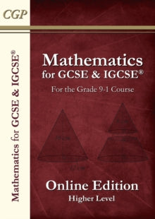 Maths for GCSE Textbook: Higher - includes Answers (Online Edition: Gift Card) - CGP Books; CGP Books (Mixed media product) 18-11-2016 