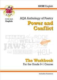 CGP AQA GCSE Poetry  GCSE English Literature AQA Poetry Workbook: Power & Conflict Anthology (includes Answers) - CGP Books; CGP Books (Paperback) 30-05-2017 