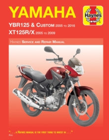 Yamaha YBR125 (05 - 16) & XT125R/X (05 - 09) Haynes Repair Manual - Phil Mather (Paperback) 19-10-2016 