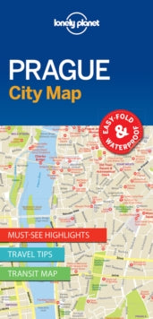 Map  Lonely Planet Prague City Map - Lonely Planet (Sheet map, folded) 13-01-2017 