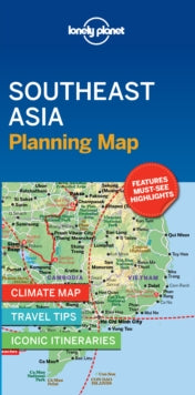 Map  Lonely Planet Southeast Asia Planning Map - Lonely Planet (Sheet map, folded) 13-12-2019 
