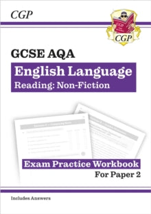 New GCSE English Language AQA Reading Non-Fiction Exam Practice Workbook (for exams from 2026) - CGP Books; CGP Books (Paperback) 04-08-2025 