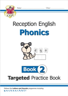 English Targeted Practice Book: Phonics - Reception Book 2 - CGP Books; CGP Books (Paperback) 22-05-2018 
