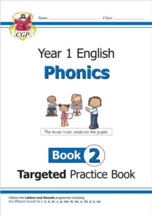 KS1 English Targeted Practice Book: Phonics - Year 1 Book 2 - CGP Books; CGP Books (Paperback) 24-08-2018 
