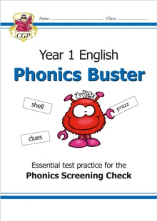 KS1 English Phonics Buster - for the Phonics Screening Check in Year 1 - CGP Books; CGP Books (Paperback) 19-11-2018 