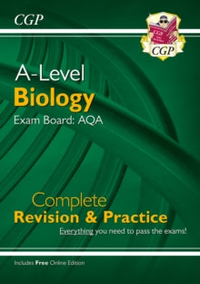 A-Level Biology: AQA Year 1 & 2 Complete Revision & Practice with Online Edition - CGP Books; CGP Books (Paperback) 28-05-2018 