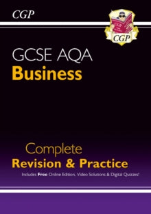 GCSE Business AQA Complete Revision and Practice - Grade 9-1 Course (with Online Edition) - CGP Books; CGP Books (Paperback) 04-12-2018 