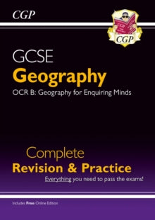 CGP OCR B GCSE Geography  GCSE Geography OCR B Complete Revision & Practice includes Online Edition - CGP Books; CGP Books (Mixed media product) 03-05-2023 