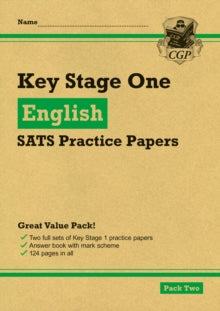 KS1 English SATS Practice Papers: Pack 2 (for the 2022 tests) - CGP Books; CGP Books (Paperback) 30-08-2018 