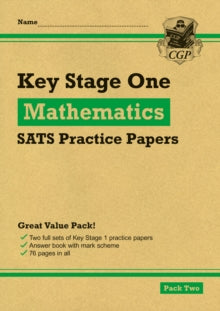 KS1 Maths SATS Practice Papers: Pack 2 (for the 2022 tests) - CGP Books; CGP Books (Paperback) 30-08-2018 