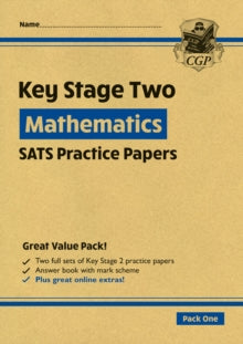 New KS2 Maths SATS Practice Papers: Pack 1 - for the 2022 tests (with free Online Extras) - CGP Books; CGP Books (Paperback) 30-08-2018 